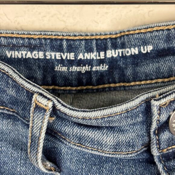 Anthropologie Adriano Goldschmied‎ Womens Jeans Sz 28 High Rise Slim Straight - Picture 11 of 11